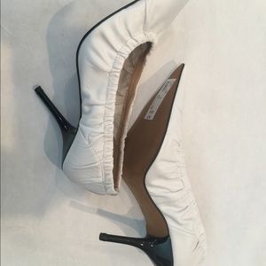 River Island white 3” stiletto heels 8.5M brand new